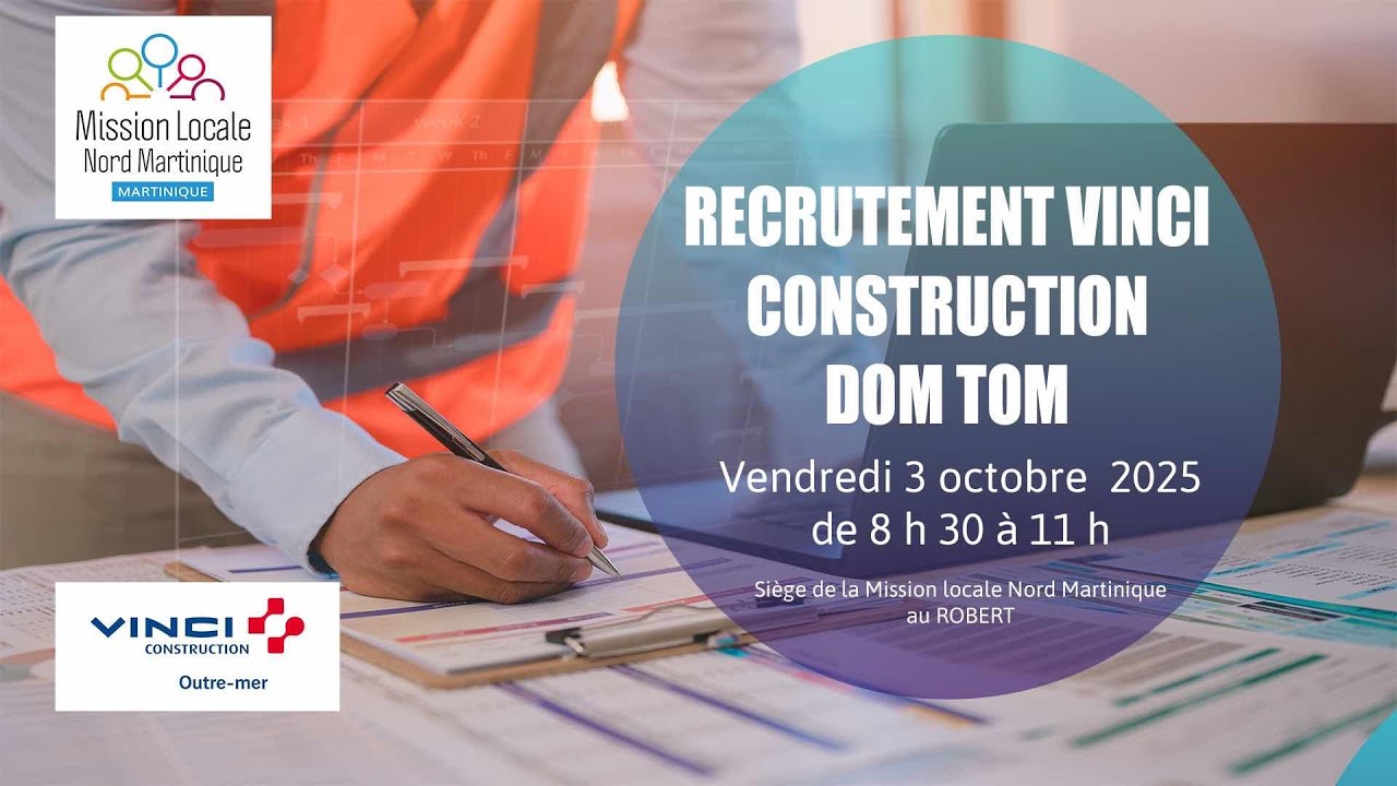 Recrutements VINCI Construction Outre-mer