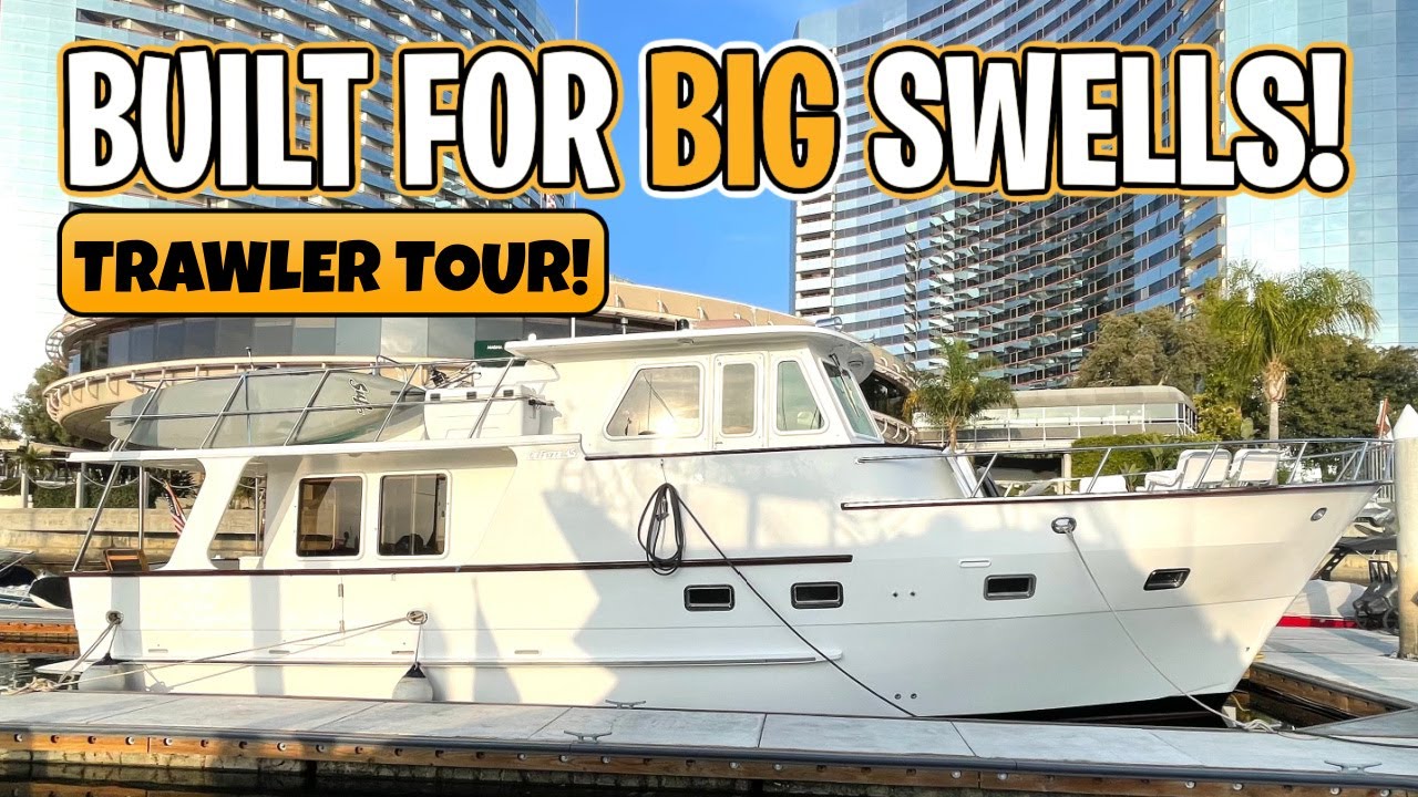 TRAWLER TOUR! DeFever 45 Pilothouse Built for ROUGH SEAS!