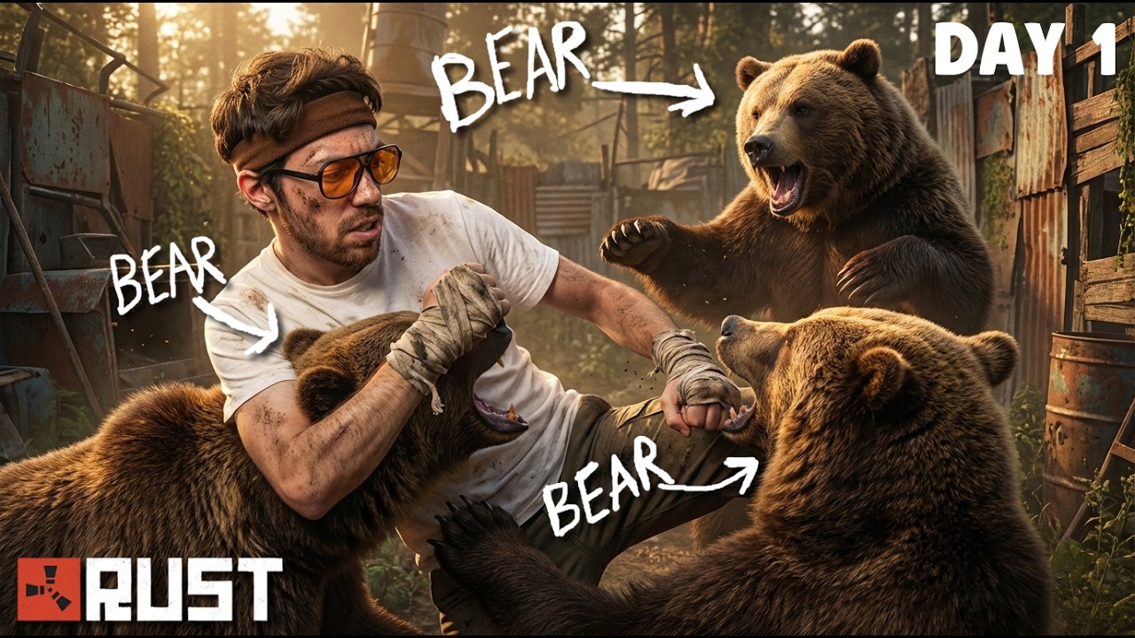 🔴 BEAR HUNTING w/BARE FISTS 🐻