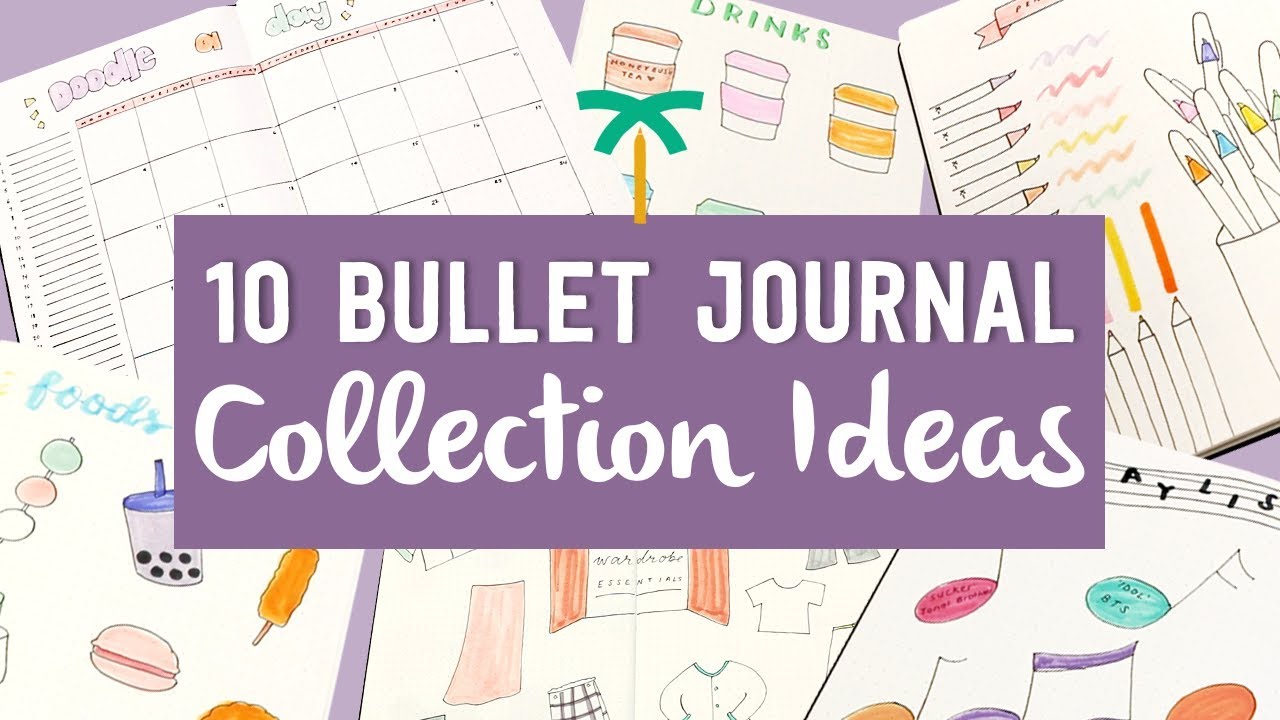 10 Bullet Journal Collection Ideas - Collections Page Setup | Stationery Island