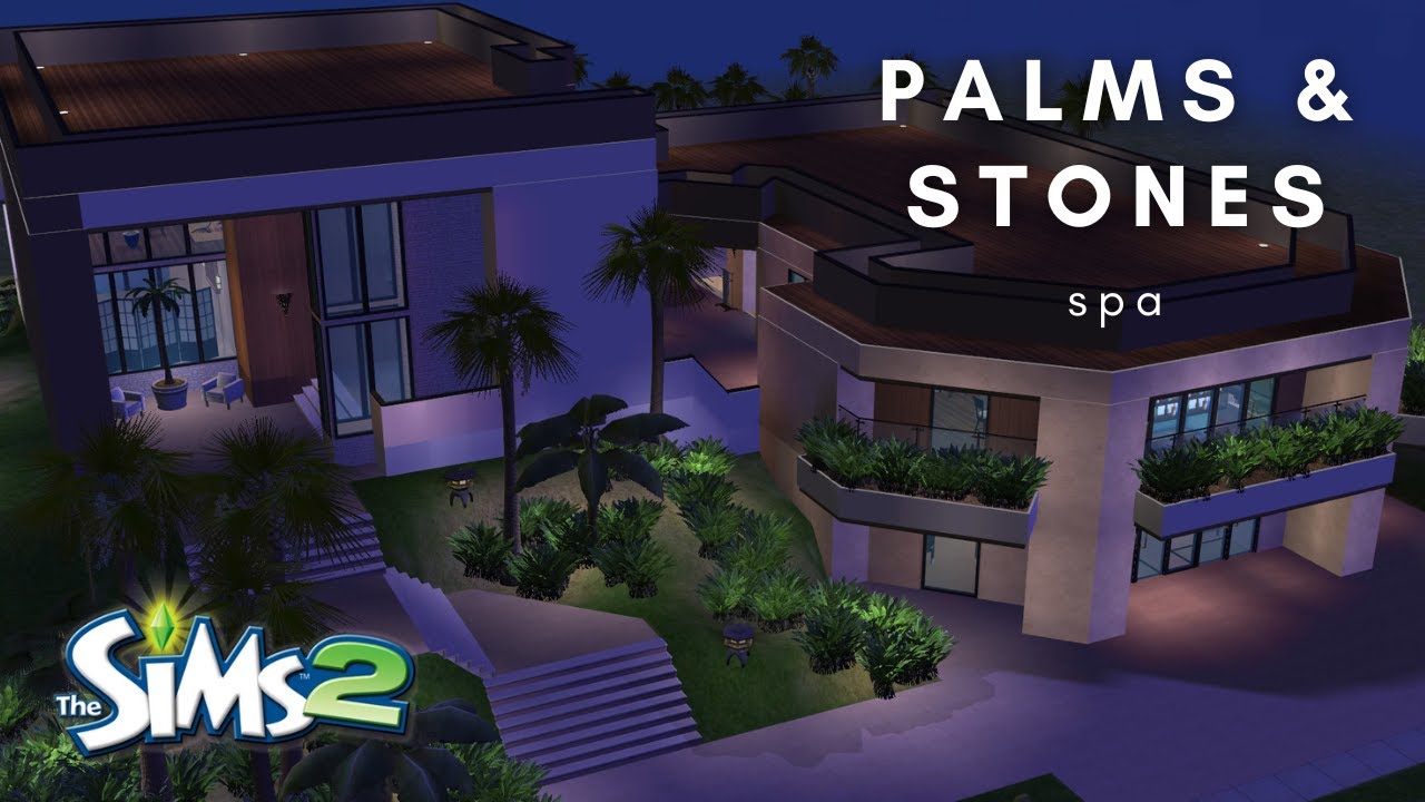 Palms & Stones Spa: The Sims 2 Speed Build