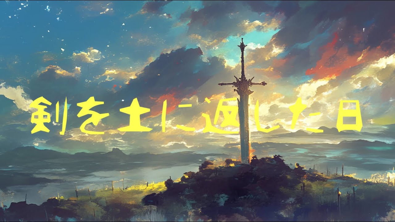 剣を土に返した日