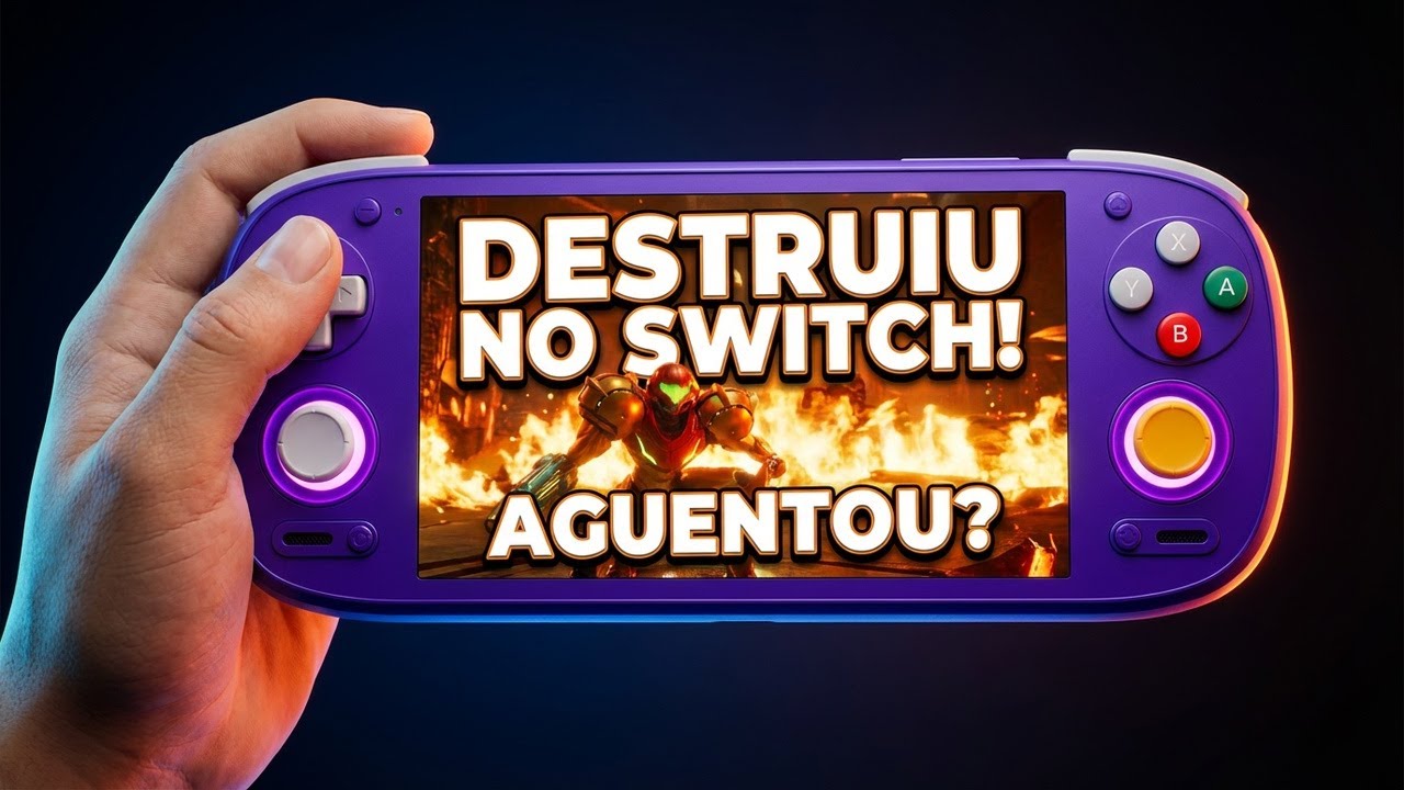 O Retroid Pocket G2 Aguenta? Testei Metroid Prime 4 e +34 Jogos Switch!