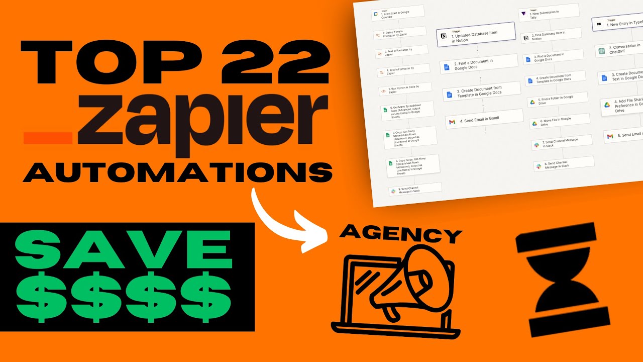 22 Essential Zapier Automations for Agencies (Save Thousands)