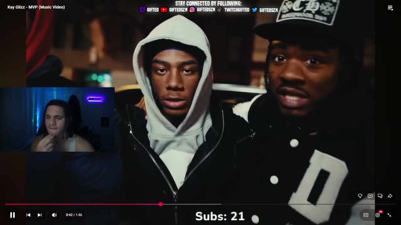Gifted Reacts To Kay Glizz - MVP (Music Video)