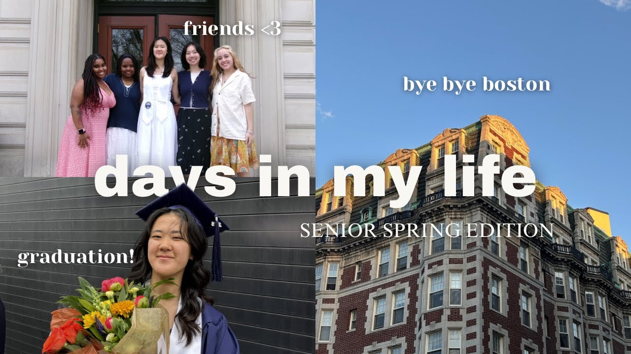 days in my life: senior spring! 🎓🌷✨