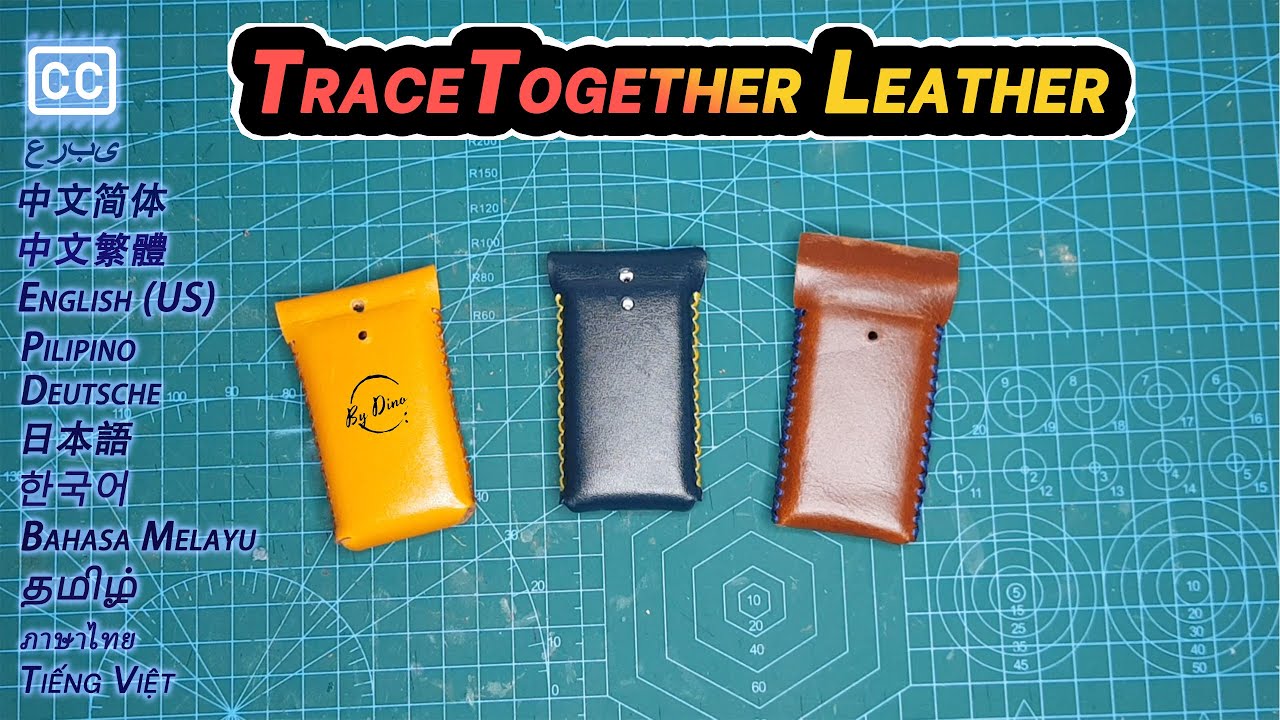 Leather | DIY | Make a TraceTogether Token V3 Leather