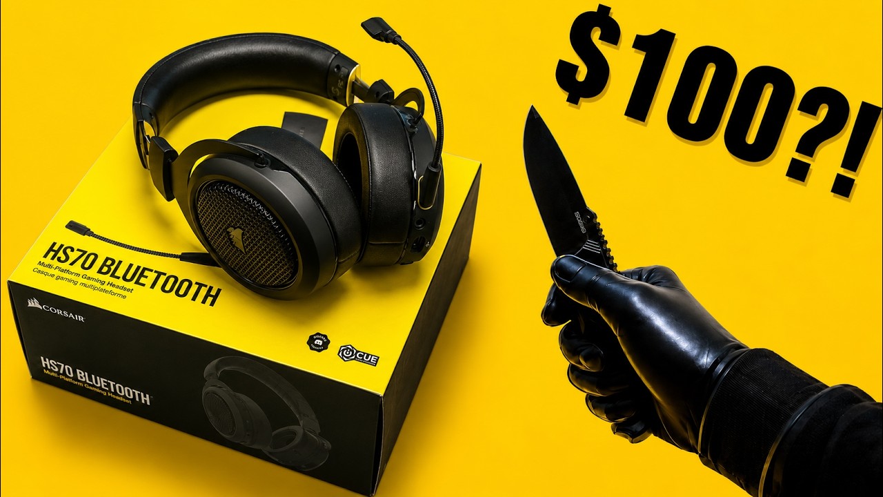 Corsair HS70 Wired Bluetooth Unboxing - ASMR + REVIEW + Sound-/Mic Test+ RATING