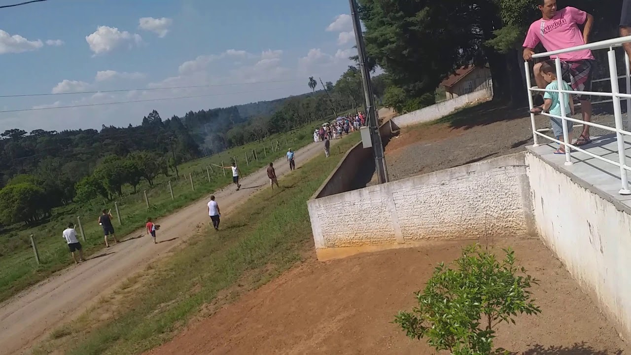 Queima de fogos Dia de Nossa Senhora Aparecida No Imbuial Antonio Olinto Paraná