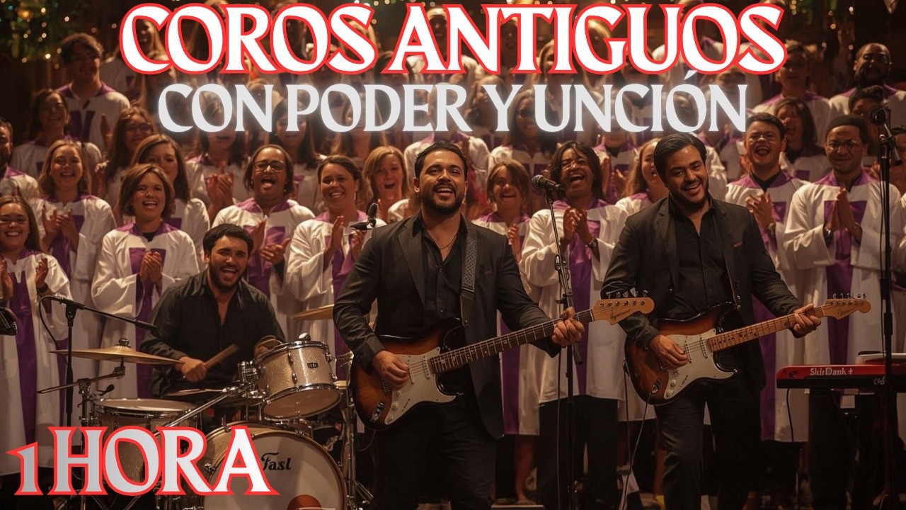 🎼1 HORA DE COROS ANTIGUOS CON PODER🎶 OLD HYMNS 1945 FOR JESÚS✝️ PARA ORAR Y CANTAR ALEGRES