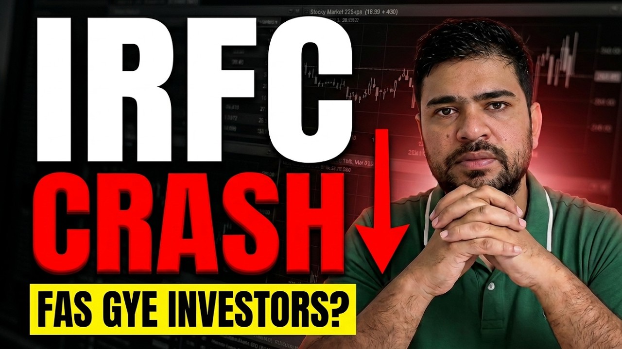 Why IRFC Crashed today? | IRFC Review | IRFC Analysis | Indian Railway Finance Corporation
