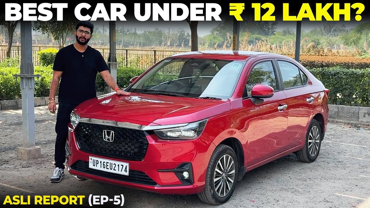 Honda Amaze 2025 - Drive Review with On Road Price, Comfort & more | Asli Report - Team Car Delight
