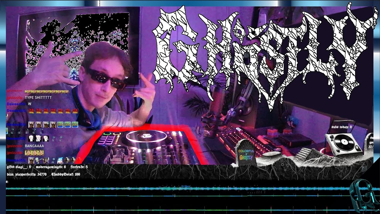 DJ Ghostly practices for his FIRST GIG!