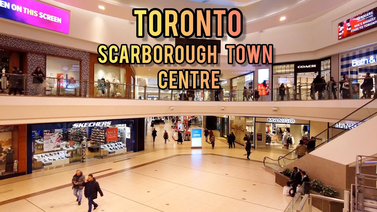 Scarborough Town Centre (STC) shopping mall in Toronto, Ontario, Canada
