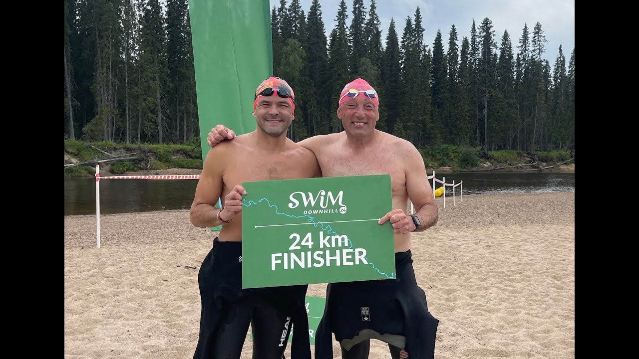 Check out this 24km Down River Swim in Finland