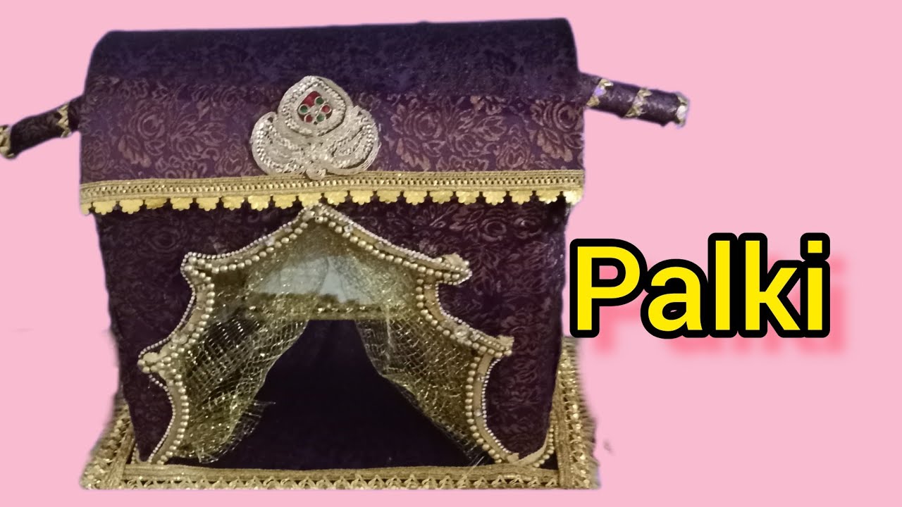 wedding packing ideas||palki /doli making at home||bridal saree bangles makeup packing ideas