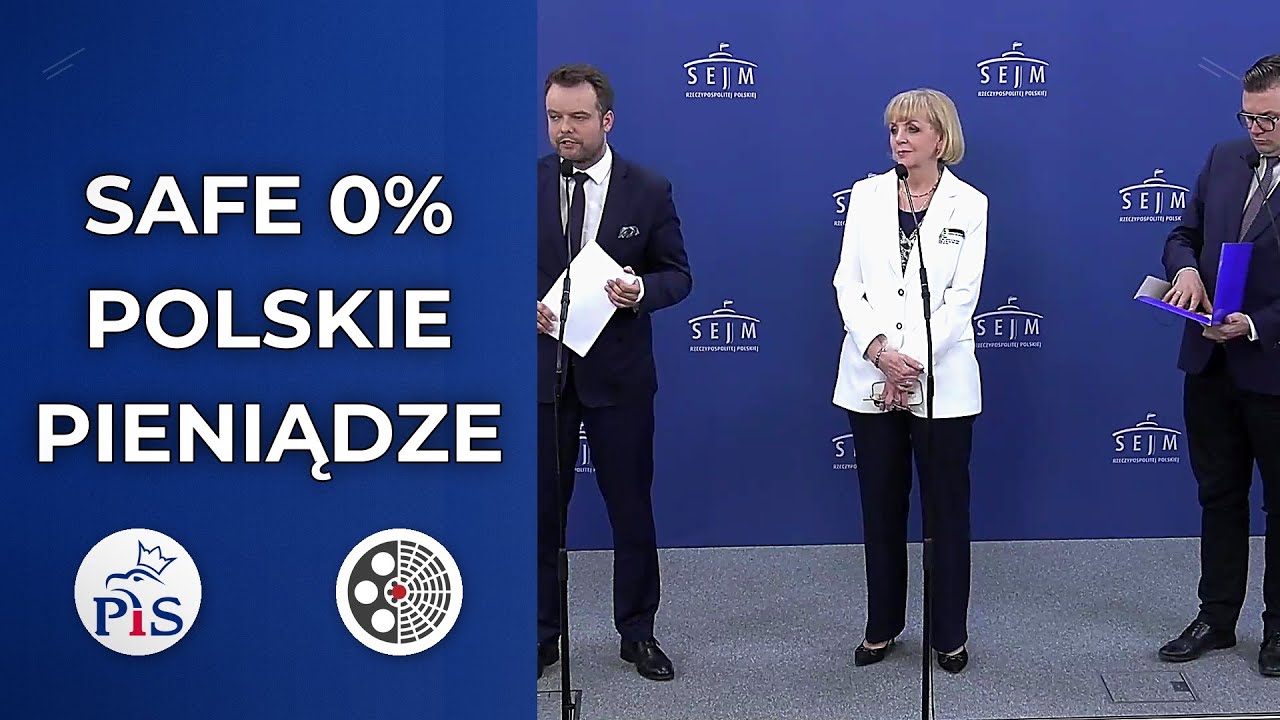 PiS: Czarzasty wstrzymuje SAFE 0% - gra o suwerenność