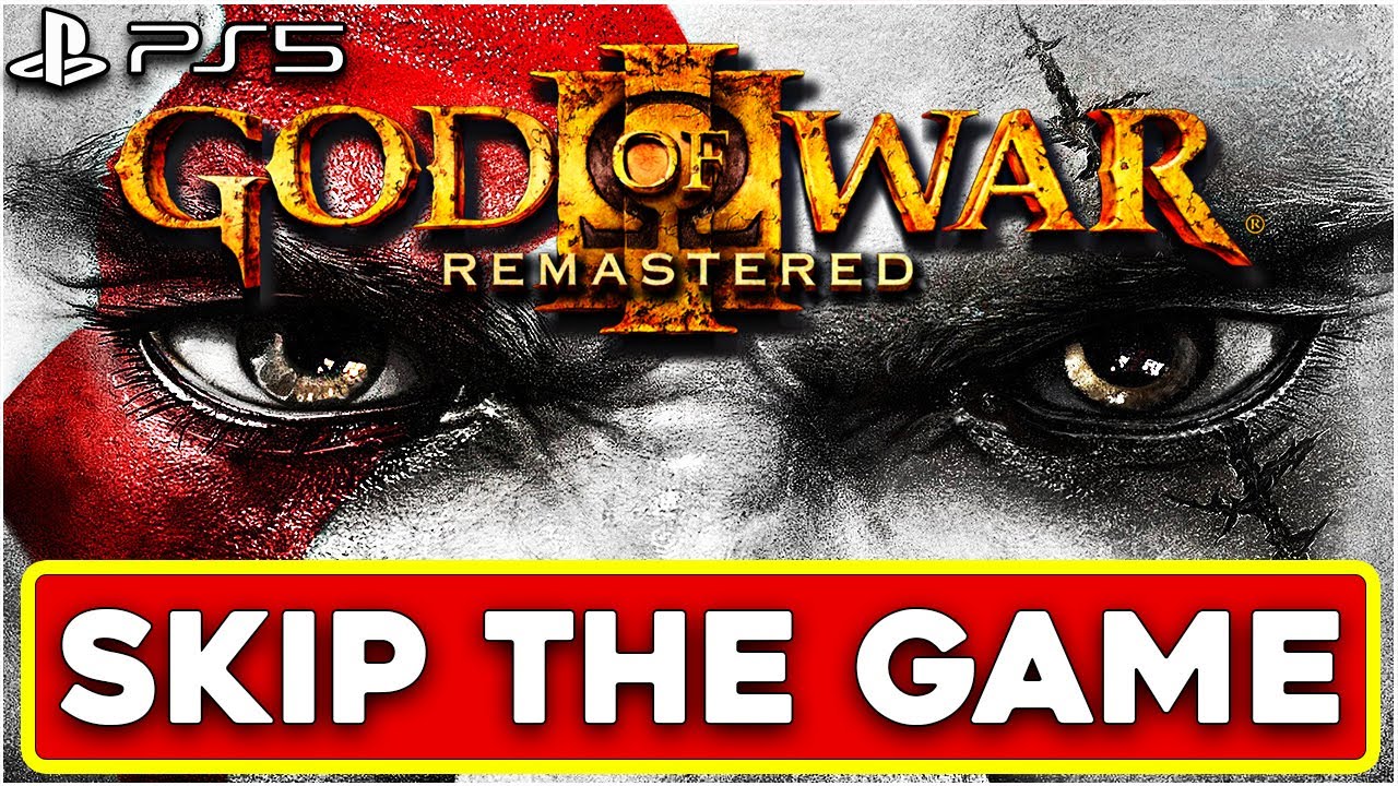God of War 3 Remastered (PS5) - Skip the Whole Game Glitch | New Game+ Infinite Health