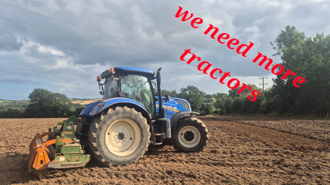 day 15. cattle, horses, mowing, reseeding and baleing. 🥵
