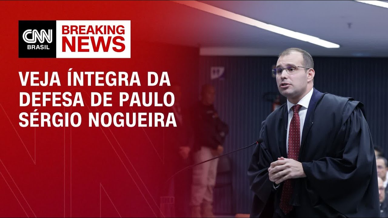Defesa de Paulo Sérgio Nogueira inicia sustentação oral no STF | LIVE CNN
