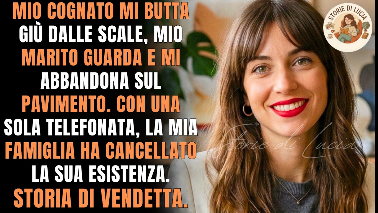 Mi spingono giù dalle scale e mio marito chiude la porta. Non sapevano a chi stavo per telefonare...