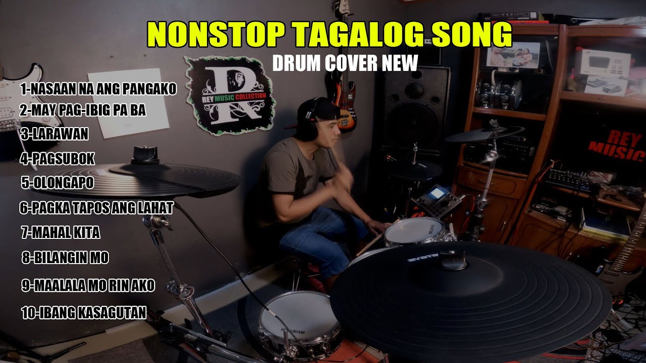 NONSTOP TAGALOG SONG DRUM COVER