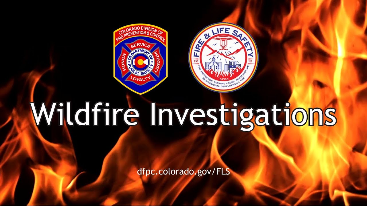DFPC Fire Talks: Wildfire Investigations