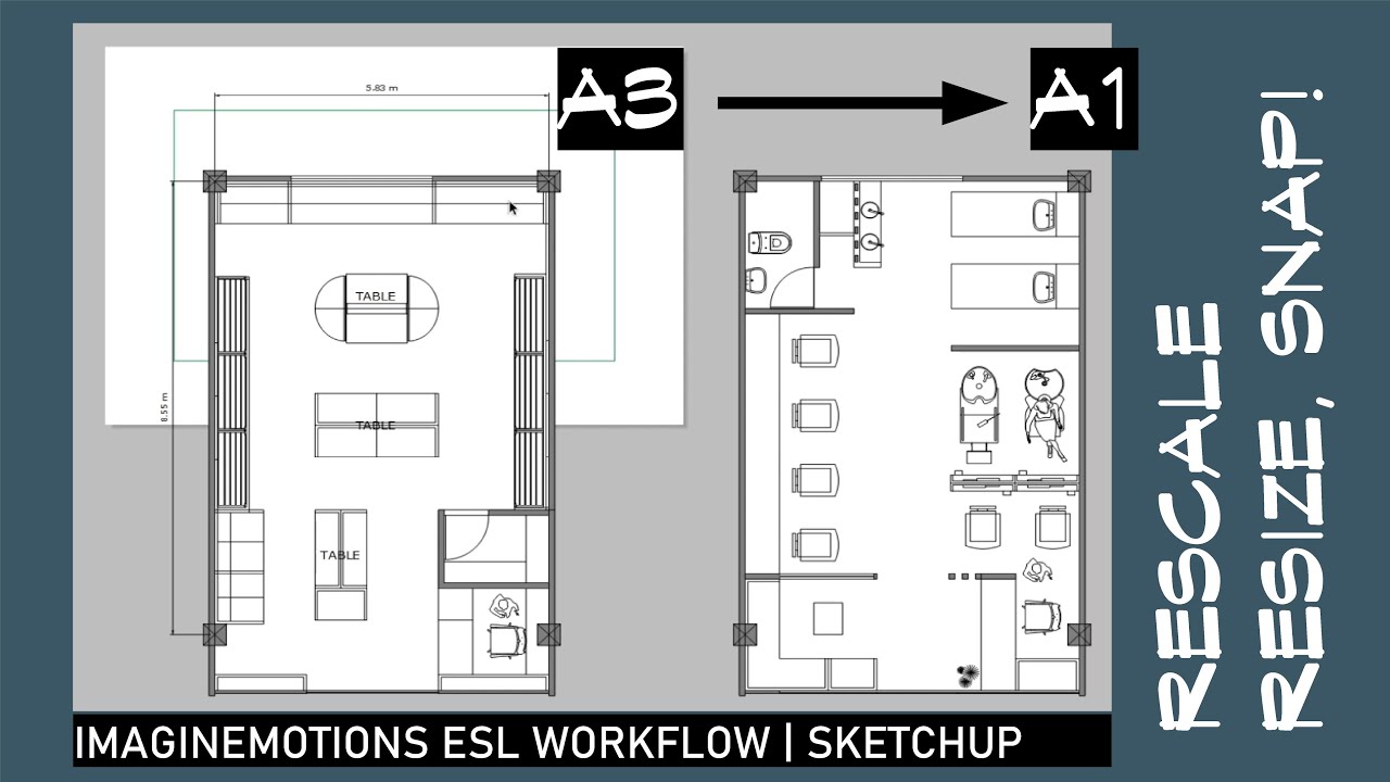 Sketchup Layout 34 — как привязать, изменить размер и масштаб бумаги для печати