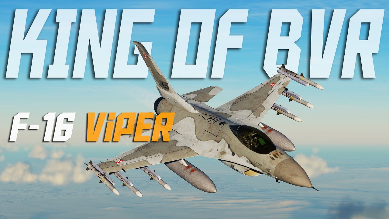 F-16 Viper — король BVR? Многочисленные бои на BVR | DCS |