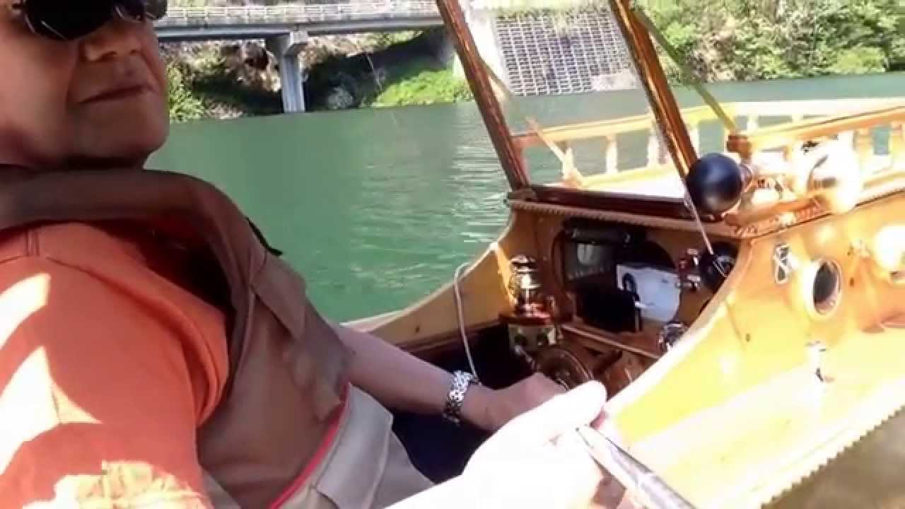 MY HOMEMADE ELECTRIC BOAT 自作ボート 名栗湖にて