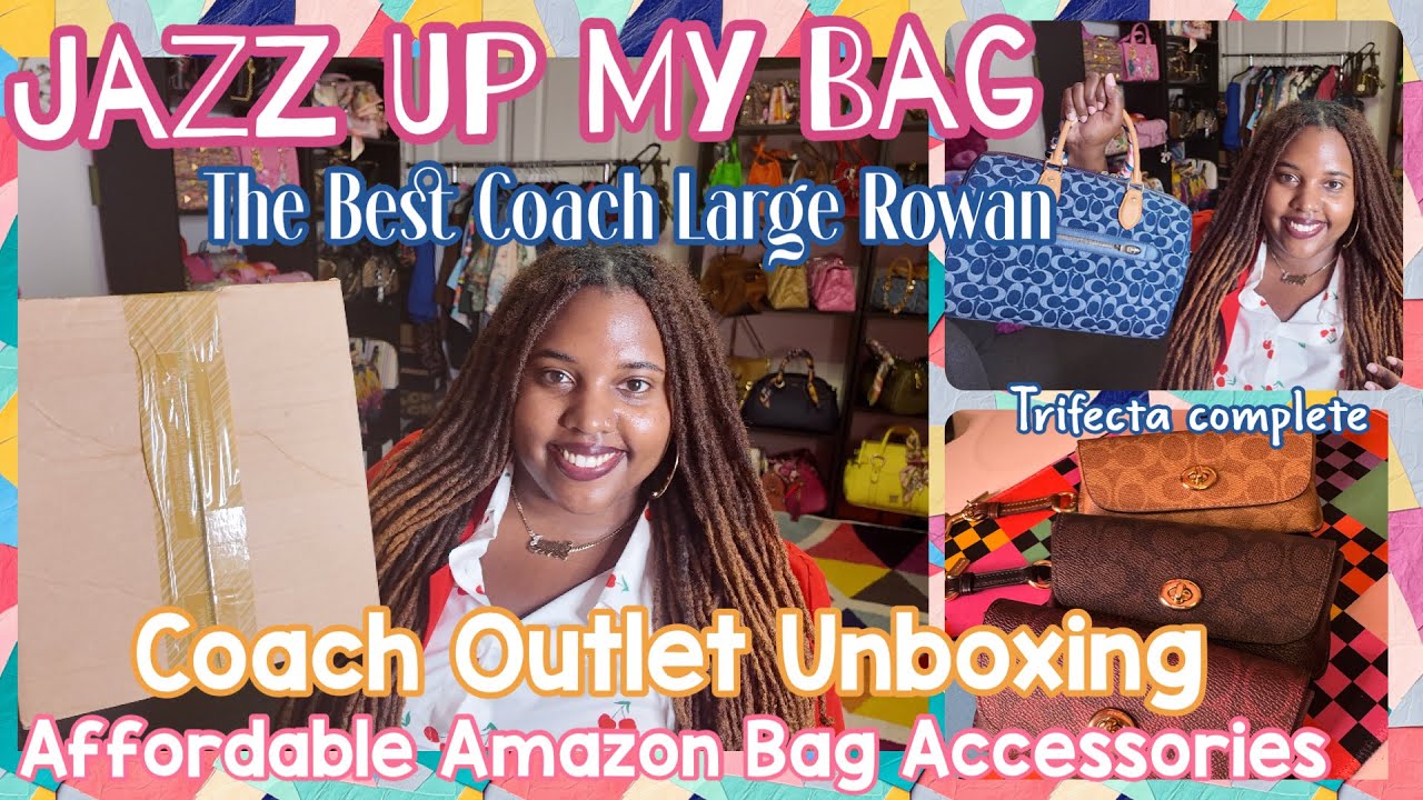 Мы вернулись! Распаковка Coach Outlet 📦 Преображение большой сумки Rowan от Coach | Доступные нах...
