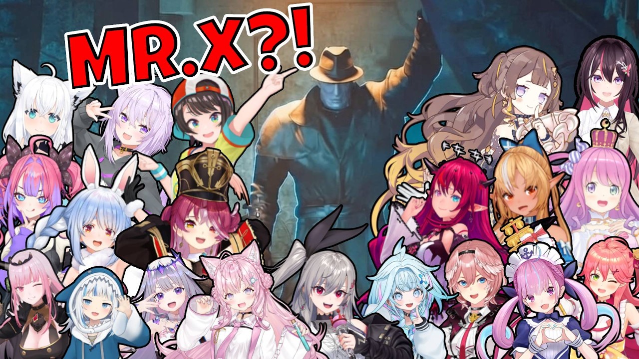 【 RE:2 】20 Holomems react to meeting Mr.X for the first time