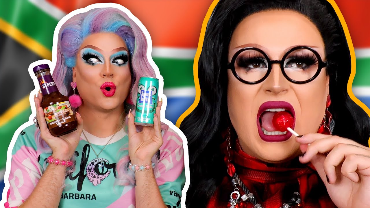 British Queens Try SOUTH AFRICAN SNACKS
