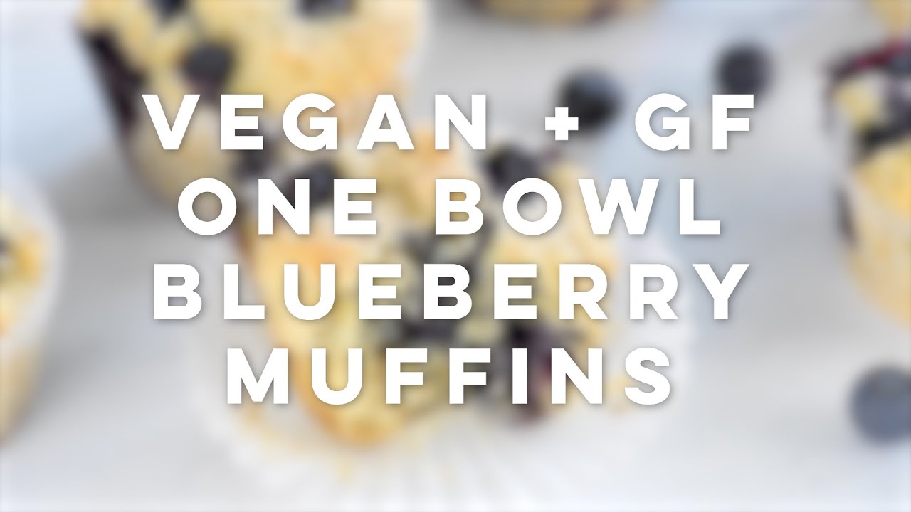 One Bowl Vegan and GF Muffins