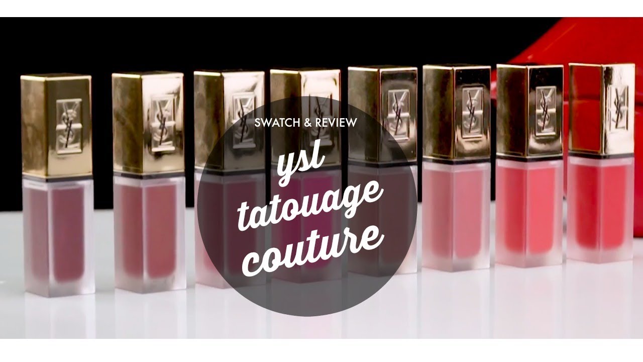 THỬ SON XỊN Ep.7 [SWATCH+REVIEW] YSL Tatouage Couture