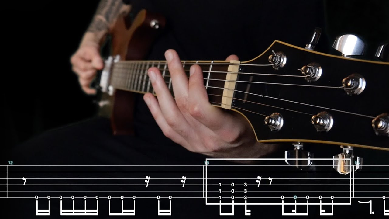 Bring me the Horizon - Shadow Moses Guitar (TABS ON SCREEN)
