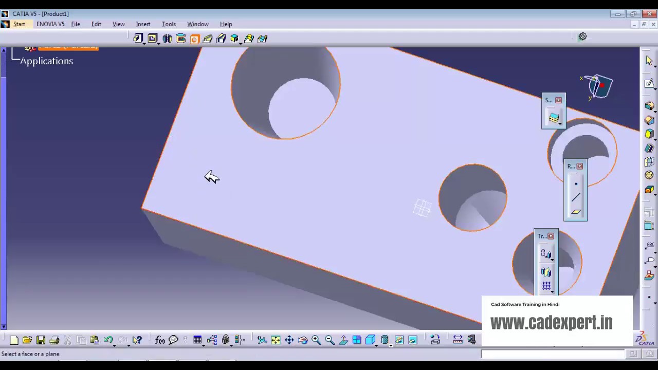 Catia tutorial in Hindi 