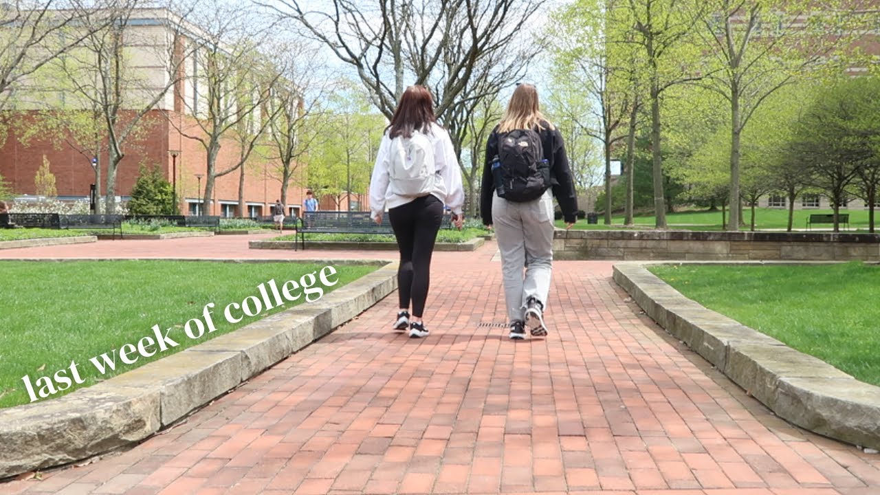LAST WEEK OF CLASSES at penn state | studying, beautiful spring weather, reflecting on freshman year