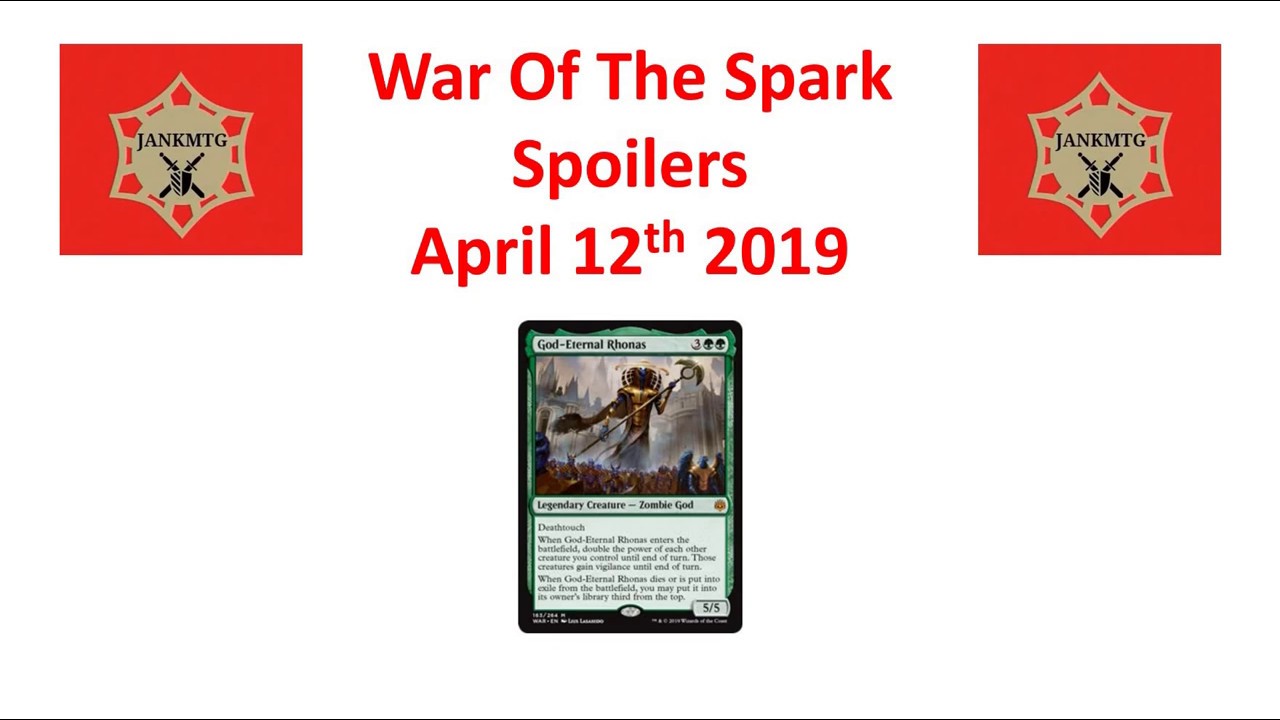 War Of The Spark Spoiler God-Eternal Rhonas! Does It Make Stompy Busted?