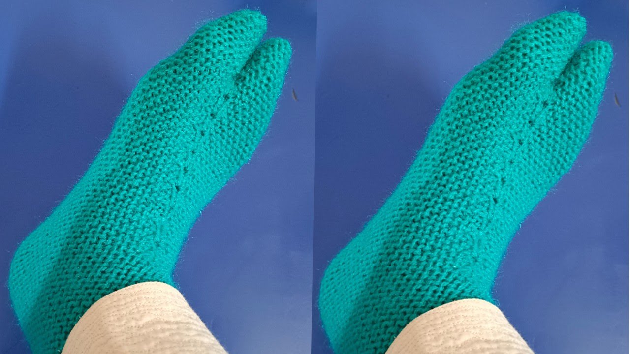 इस अंगूठे वाली लेडीज गर्ल जुराब को देखकर बार -बार बनाने को मन करेगा Ankle Length Socks
