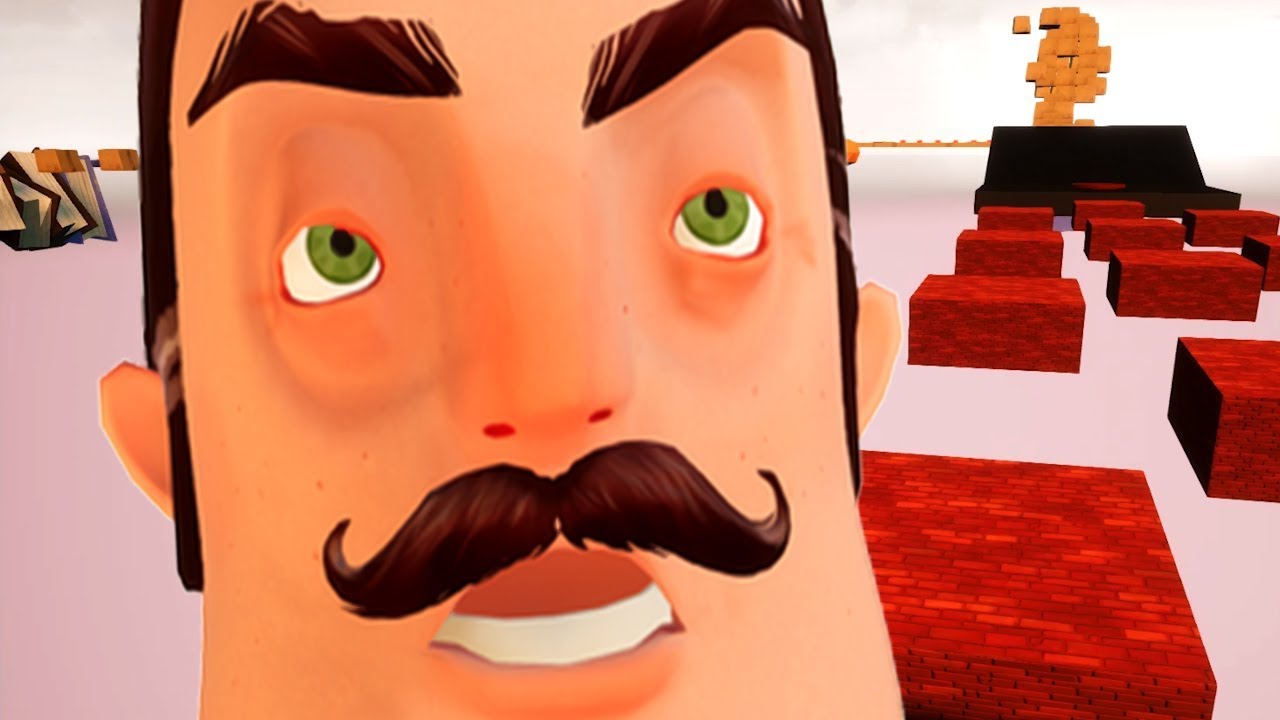 LEIJUVA PARKOUR RATA | Pelataan Hello Neighbor: The Abyss MOD