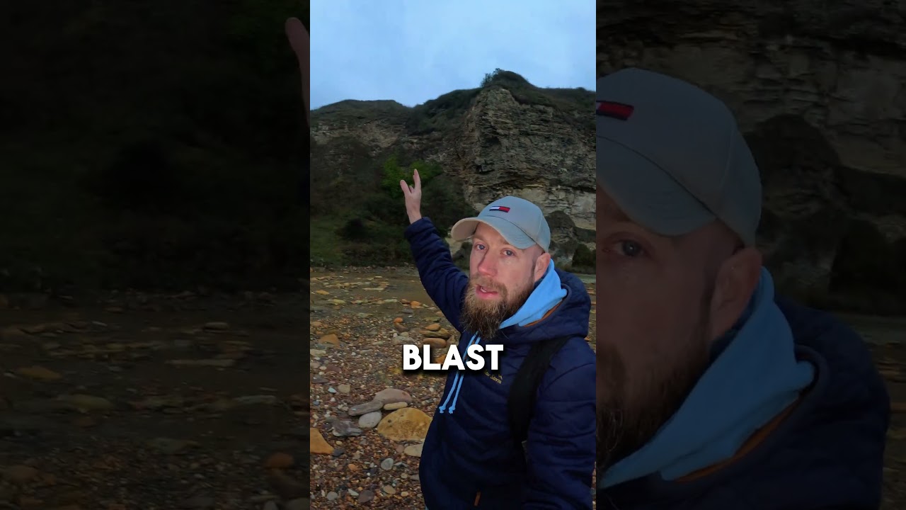 Самый жуткий пляж Сихэма: почему песок красный? #BlastBeach #Seaham #MustSee #Vlog #FYP