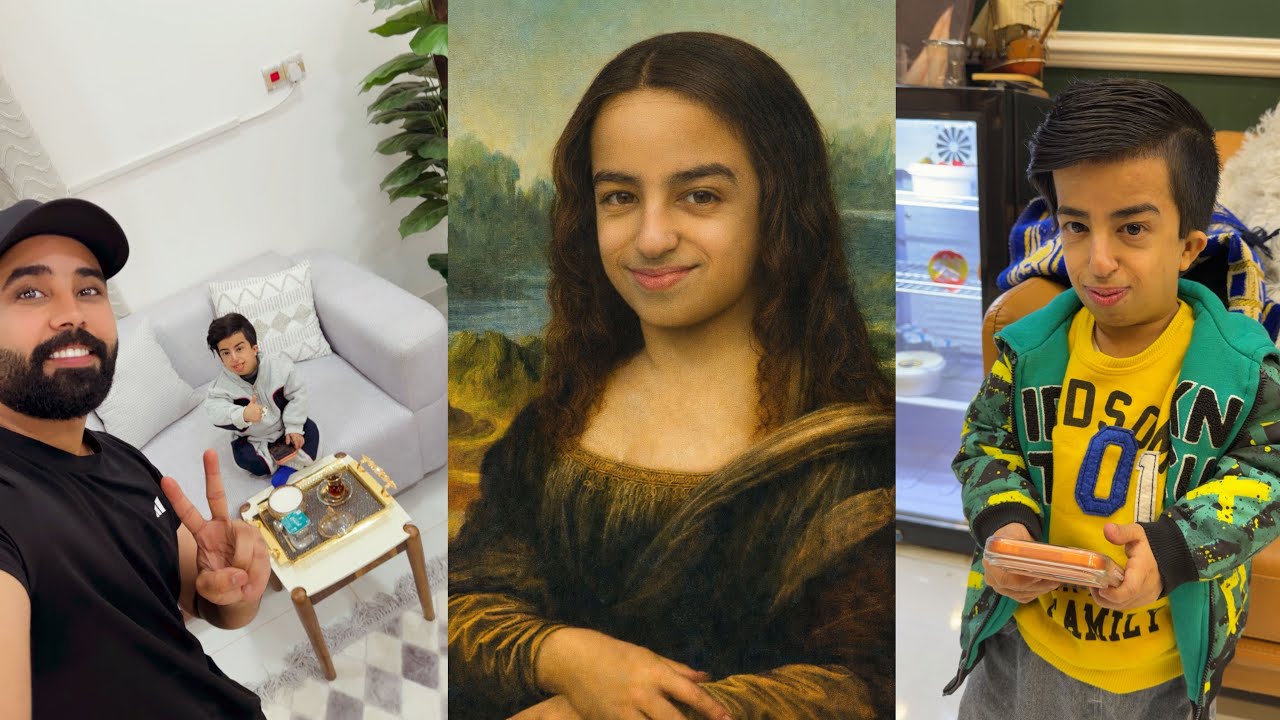 رجعت من دبي اول واحد اجاني حساني يريد هديه شوفو شنو نطيته😂