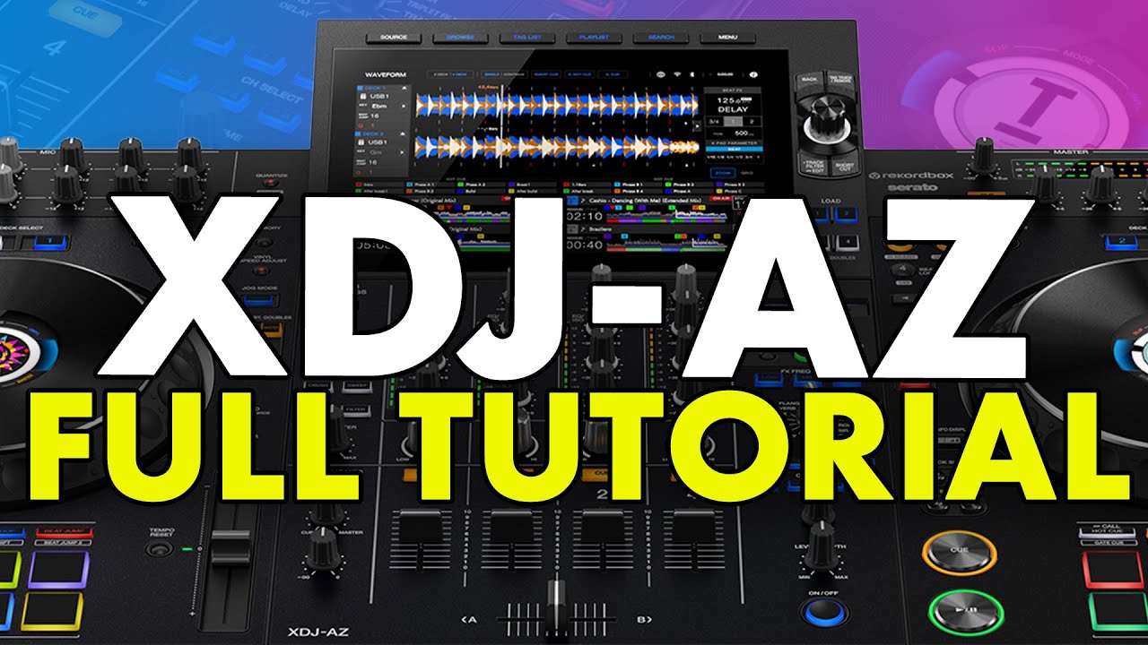 AlphaTheta XDJ-AZ Full Video Manual & Training Tutorial - Tips & Tricks