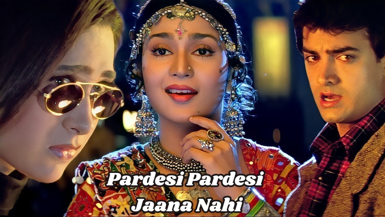 Pardesi Pardesi Jana Nahi - Lyrics | Aamir Khan | Karisma | Udit Narayan | Alka Yagnik