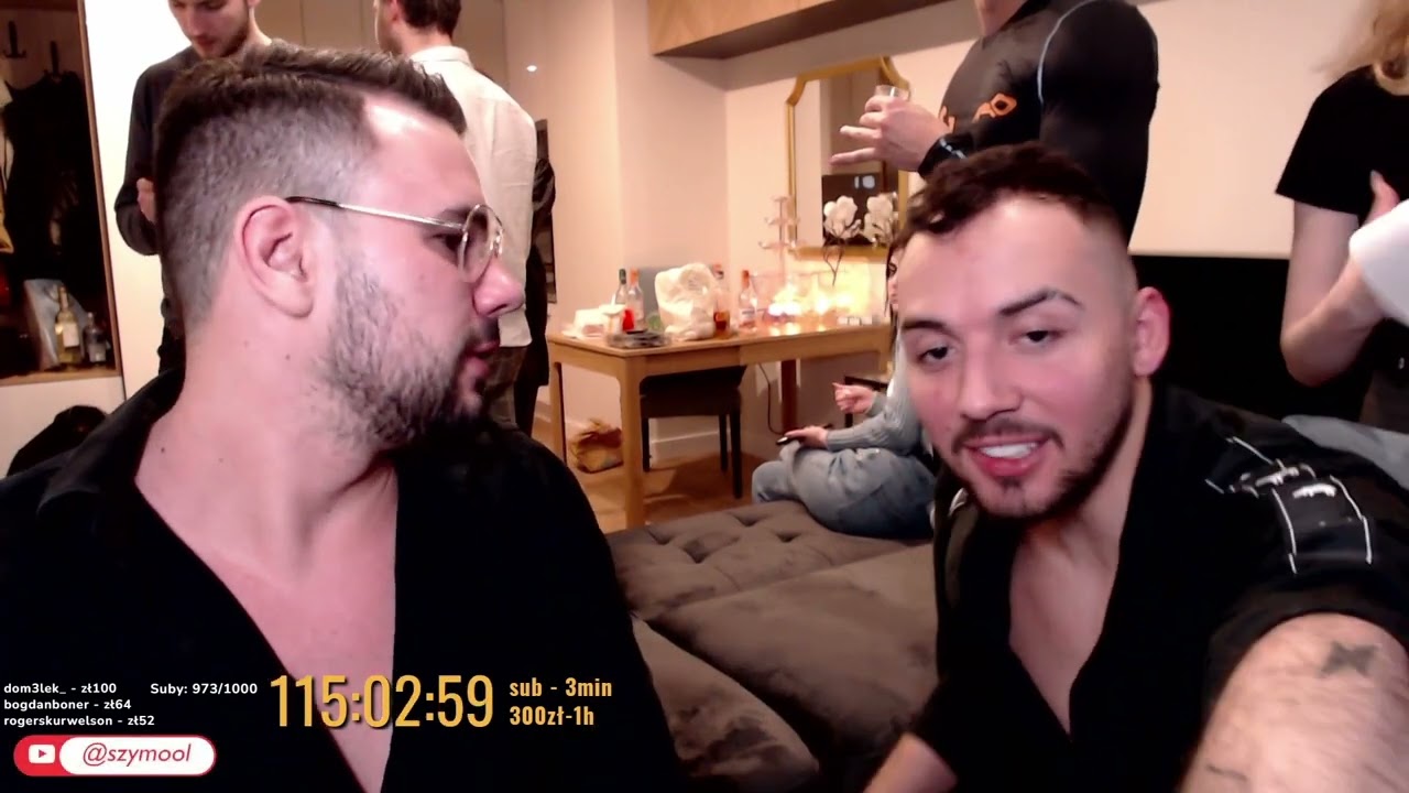 ZADYMA U SZYMOLA NA LIVE PATOSTREAM