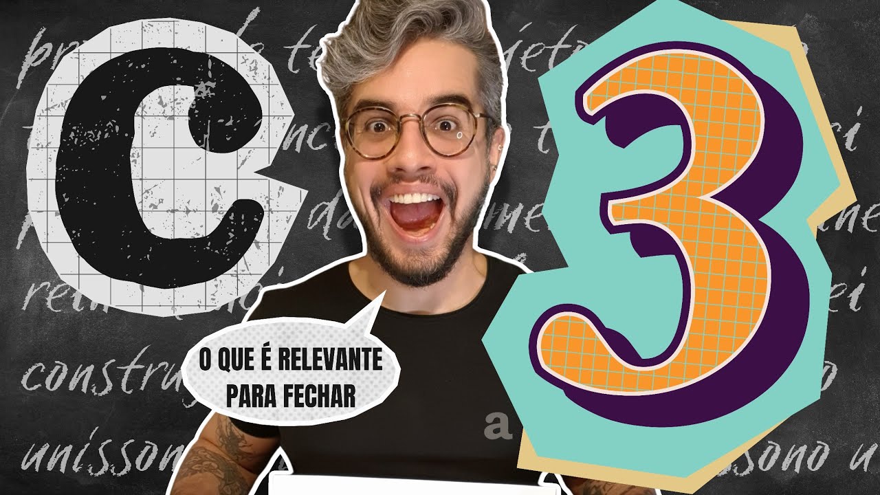 C3 E ARGUMENTAÇÃO - o que é necessário para fechar a Redação do Enem 2025