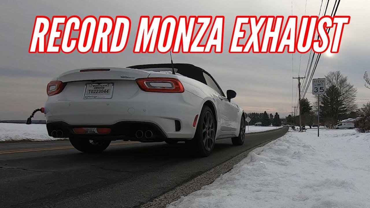 124 SPIDER ABARTH RECORD MONZA EXHAUST | JUST THE NOISE