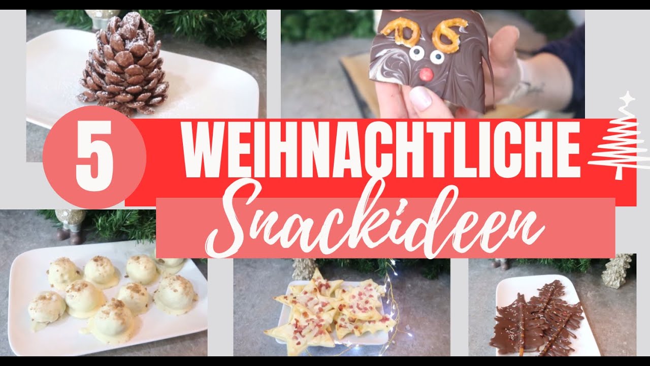 5 EINFACHE WEIHNACHTS SNACK IDEEN| Fräulein Jasmin