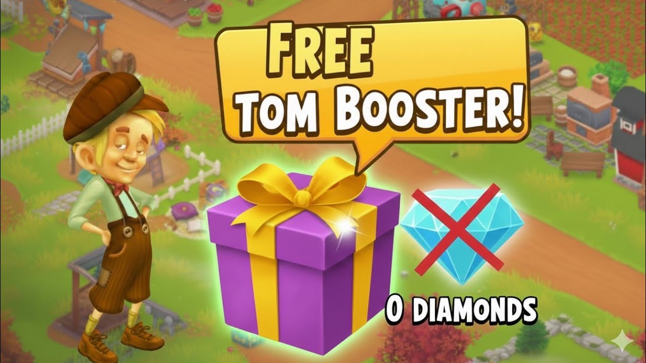 Hay Day : How to Activate Tom for FREE (No Diamonds) 🧢💎 #hayday 